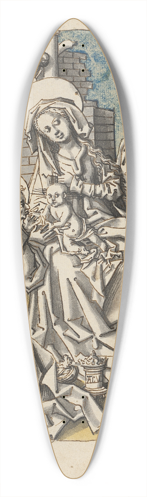 Circle Of Hans Holbein The Elder - The Adoration of the Magi 39.3 inch art pintail longboard deck Circle Of Hans Holbein The Elder - The Adoration of the Magi 39.3 inch art pintail longboard deck