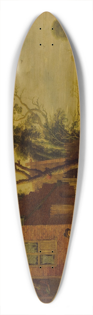 Circle of Joachim Govertsz. Camphuysen - Country landscape with a hennetaster before a cottage with dovecote 39.3 inch art pintail longboard deck
