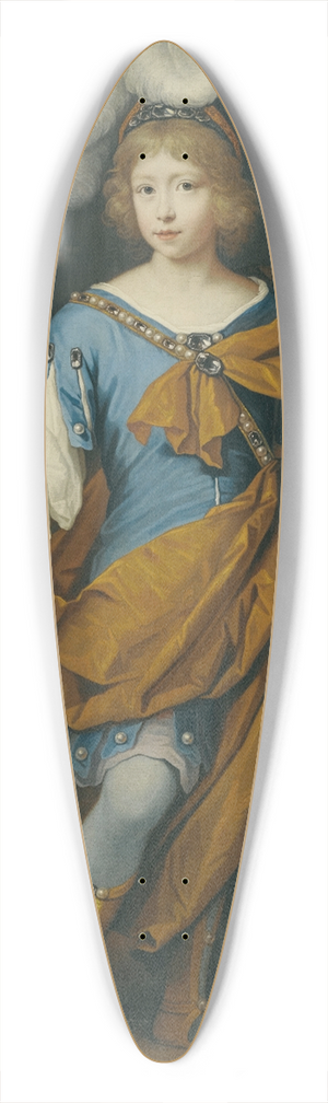 Circle of John van der Vaart - Portrait Of A Boy 39.3 inch art pintail longboard deck