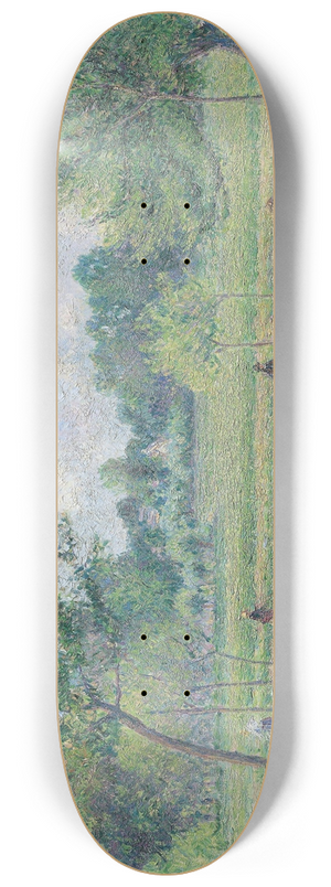 Camille Pissarro - Haymaking at ragny 8.25 inch art skate deck