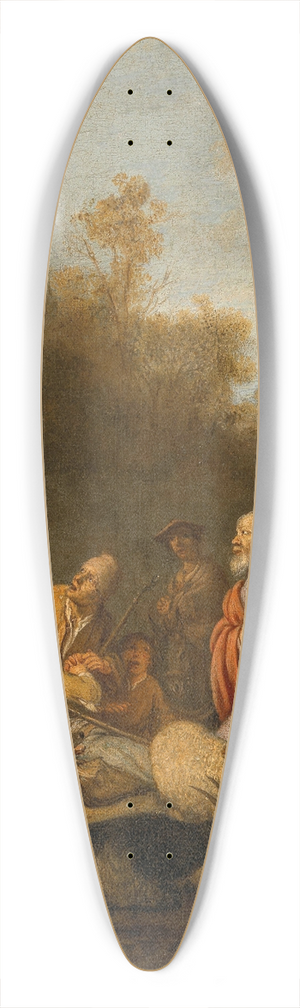 Claes Cornelisz. Moeyaert - God appearing to Abraham on his way to Sichem 39.3 inch art pintail longboard deck Claes Cornelisz. Moeyaert - God appearing to Abraham on his way to Sichem 39.3 inch art pintail longboard deck