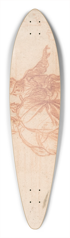 Claes Cornelisz. Moeyaert - The Road to Emmaus 39.3 inch art pintail longboard deck Claes Cornelisz. Moeyaert - The Road to Emmaus 39.3 inch art pintail longboard deck