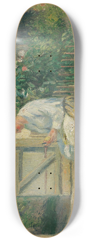 Camille Pissarro - Julie Pissarro pluchant des lgumes 8.25 inch art skate deck