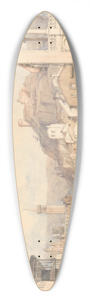 Clarkson Stanfield - Verona 39.3 inch art pintail longboard deck