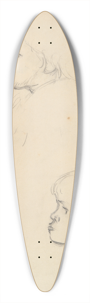 Claude Emile Schuffenecker - Studies of aChild 39.3 inch art pintail longboard deck