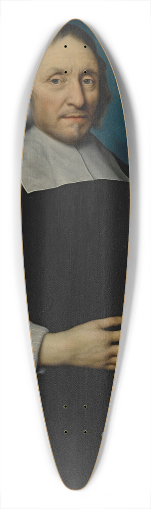Claude Lefebvre - Portrait of a gentleman 39.3 inch art pintail longboard deck