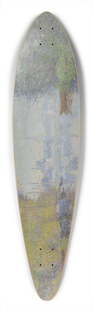 Claude Monet - Autumn on the Seine, Argenteuil 39.3 inch art pintail longboard deck