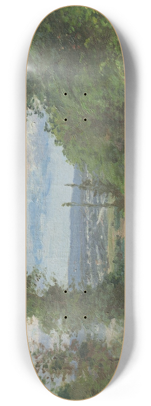 Camille Pissarro - La Route de Marly, Louveciennes 8.25 inch art skate deck