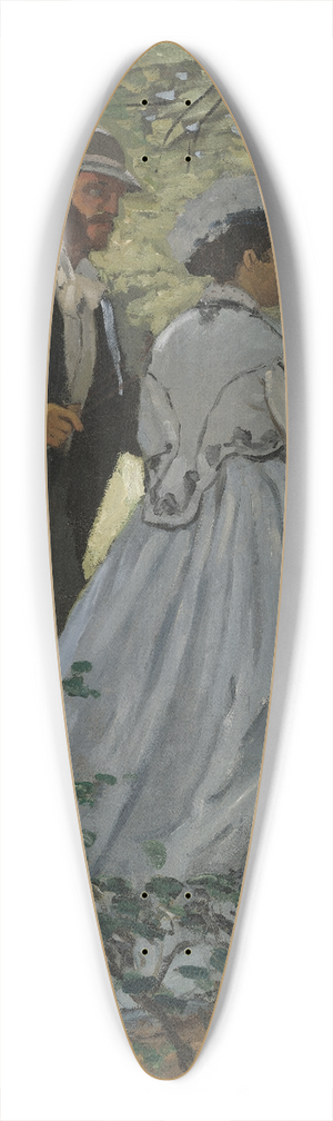 Claude Monet - Bazille and Camille (Study for Djeuner sur lHerbe ) 39.3 inch art pintail longboard deck