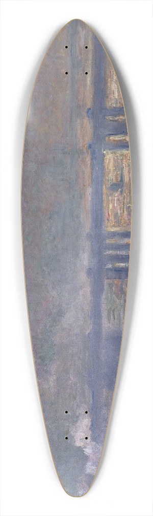 Claude Monet - Charing Cross Bridge 39.3 inch art pintail longboard deck