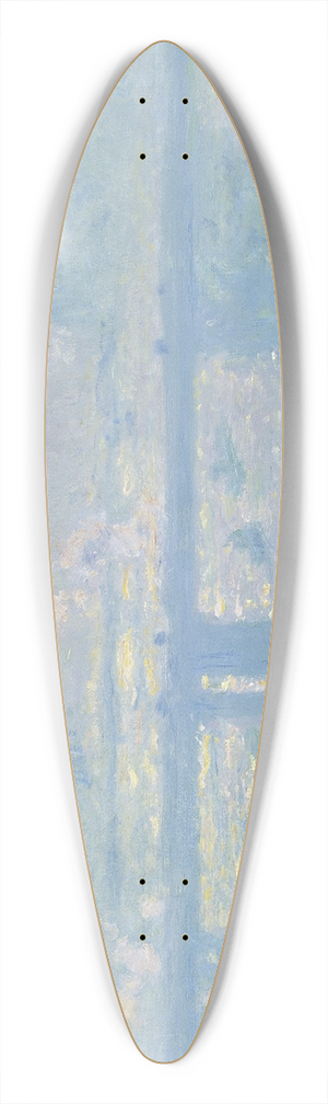 Claude Monet - Charing Cross Bridge 39.3 inch art pintail longboard deck