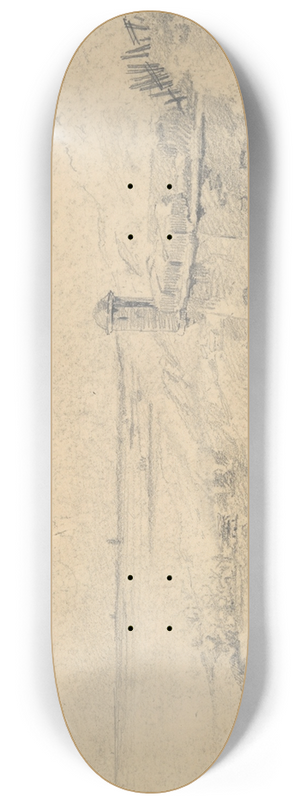 Camille Pissarro - La Tehin de laGuayra 8.25 inch art skate deck