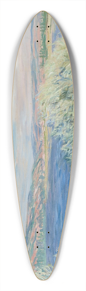 Claude Monet - Les bords de la Seine prs de Vtheuil 39.3 inch art pintail longboard deck