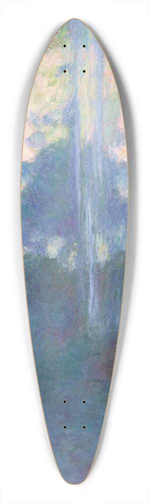 Claude Monet - Matine sur la Seine 39.3 inch art pintail longboard deck