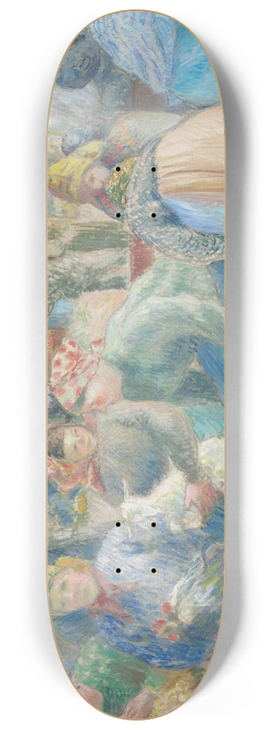Camille Pissarro - Le March aux oeufs 8.25 inch art skate deck