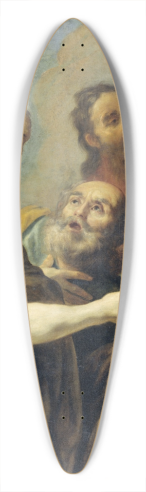 Claude Vignon - Christ Instructs Peter to Feed My Sheep 39.3 inch art pintail longboard deck