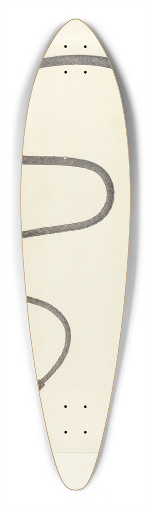 Clyde L. Cheney - Bull Whip 39.3 inch art pintail longboard deck