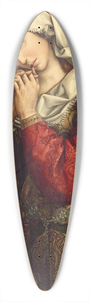 Colijn de Coter - The Mourning Mary Magdalene 39.3 inch art pintail longboard deck Colijn de Coter - The Mourning Mary Magdalene 39.3 inch art pintail longboard deck