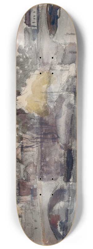 Camille Pissarro - Pont Corneille  Rouen 8.25 inch art skate deck