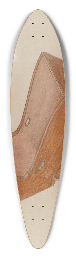 Columbus Simpson - Hooded Cradle 39.3 inch art pintail longboard deck
