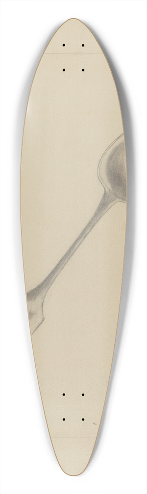 Columbus Simpson - Silver Spoon 39.3 inch art pintail longboard deck