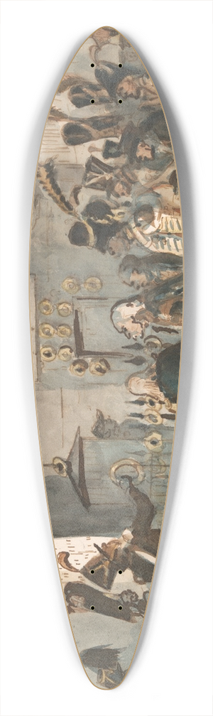 Constantin Guys - Old Soldiers of theEmpire 39.3 inch art pintail longboard deck