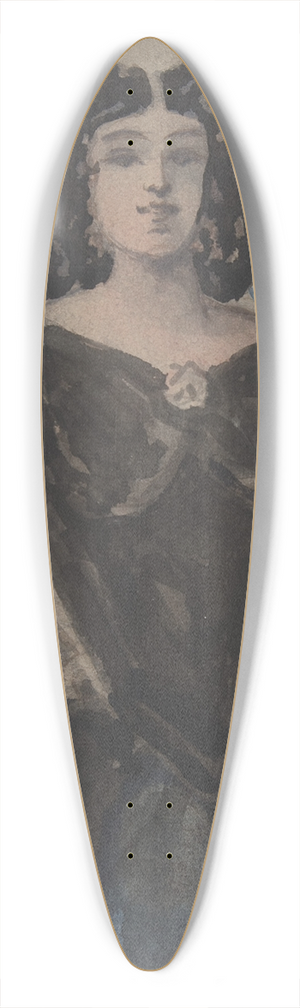 Constantin Guys - Portrait of a Lady 39.3 inch art pintail longboard deck Constantin Guys - Portrait of a Lady 39.3 inch art pintail longboard deck