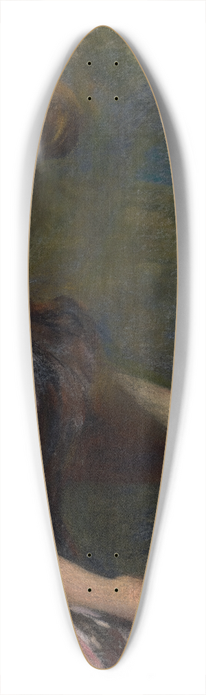 Constantino Brumidi - A Flowered Gown 39.3 inch art pintail longboard deck