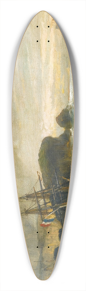 Constantinos Volanakis - Along The Shore 39.3 inch art pintail longboard deck