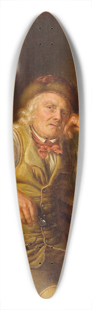 Constantin Schroeter - The Politician 39.3 inch art pintail longboard deck
