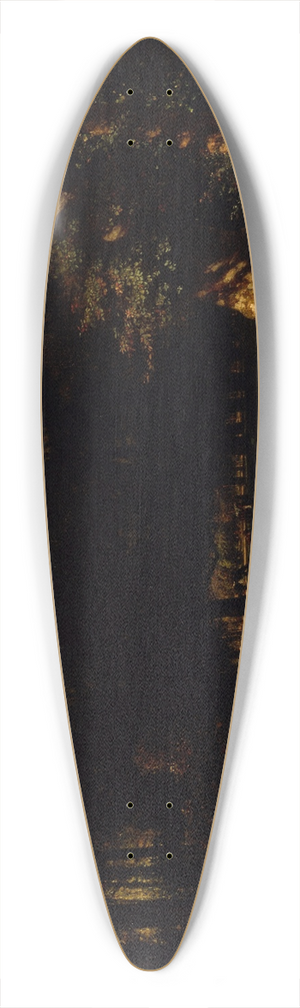 Constant Troyon - The Bathers (Clearing in the Forest) 39.3 inch art pintail longboard deck