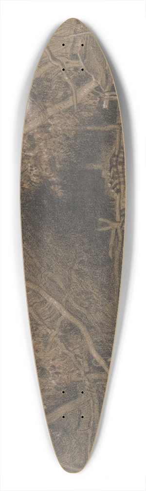 Constant Troyon - The Workshop of a Wooden Shoe Maker 39.3 inch art pintail longboard deck