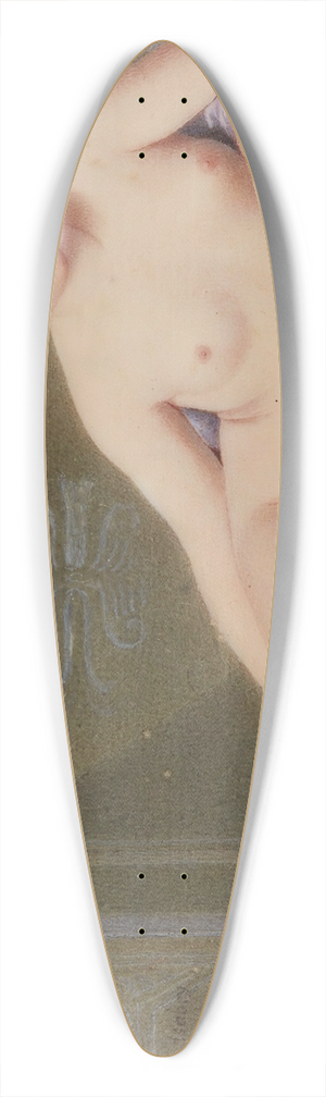 Continental School - Portrait of a Lady, CalledMadame Rcamier 39.3 inch art pintail longboard deck