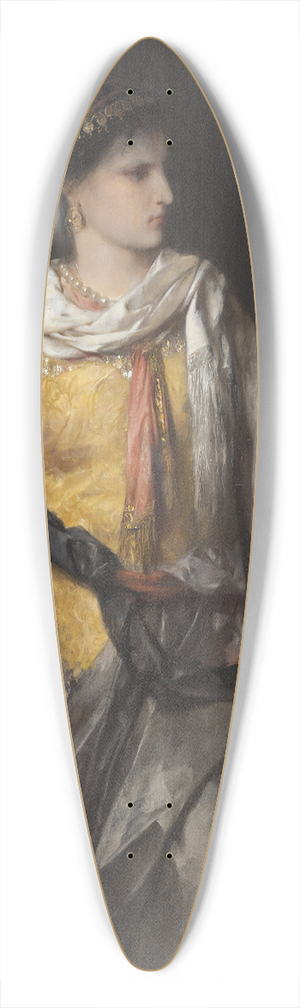 Continental School - The Night Watch 39.3 inch art pintail longboard deck