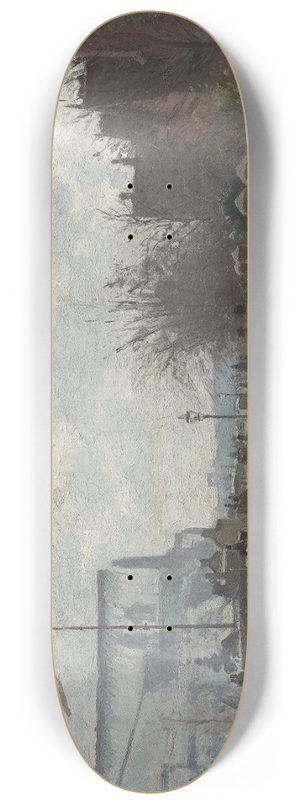Camille Pissarro - The Crystal Palace 8.25 inch art skate deck