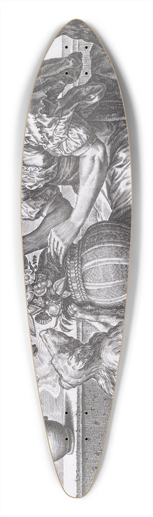 Cornelis Cort - Odoratus 39.3 inch art pintail longboard deck