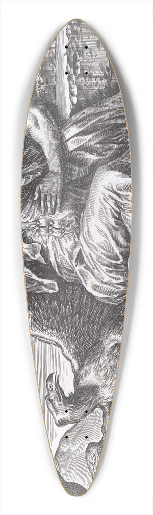 Cornelis Cort - Visus 39.3 inch art pintail longboard deck