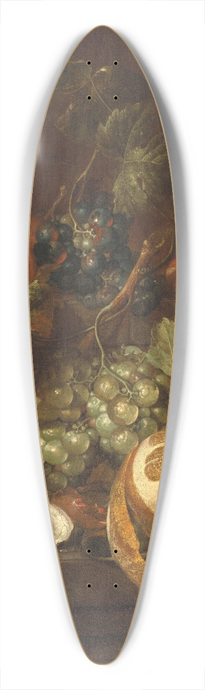 Cornelis de Heem - Nature morte aux citrons, huitres, raisins et papillons sur un entablement 39.3 inch art pintail longboard deck