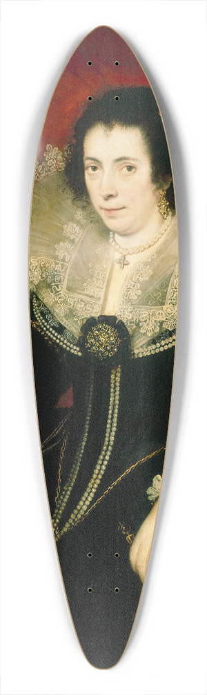 Cornelis de Vos - A Woman 39.3 inch art pintail longboard deck