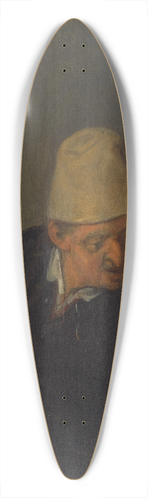 Cornelis Dusart - A peasant holding a jug and pipe 39.3 inch art pintail longboard deck