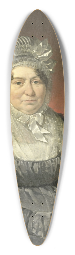 Cornelis Kruseman - Mrs Brak-Haskenhoff 39.3 inch art pintail longboard deck
