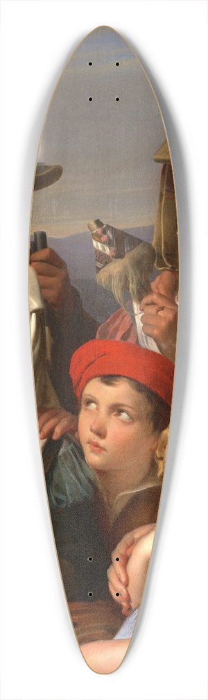 Cornelis Kruseman - The Legend 39.3 inch art pintail longboard deck