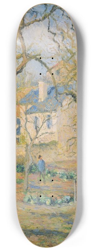 Camille Pissarro - Vegetable Garden 8.25 inch art skate deck