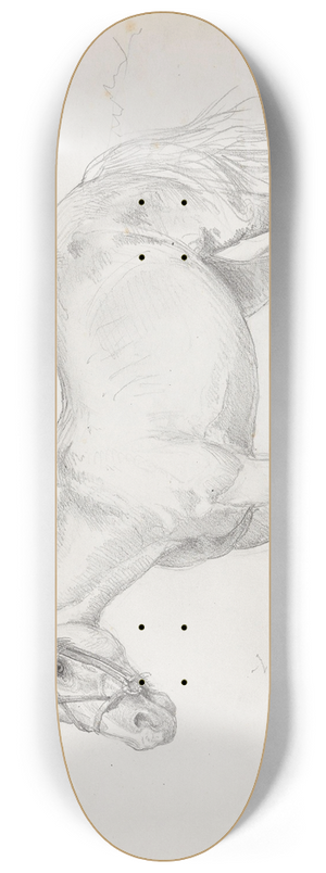 Adolph Tidemand - Hest, Velo 8.25 inch art skate deck