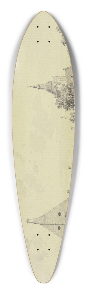 Cornelis Pronk - Appingdadam 39.3 inch art pintail longboard deck