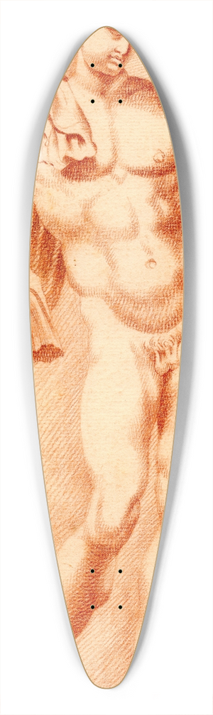 Cornelis Pronk - Beeld van Antinoos 39.3 inch art pintail longboard deck