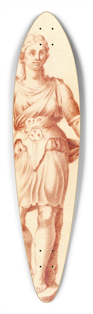 Cornelis Pronk - Beeld van Atalanta 39.3 inch art pintail longboard deck