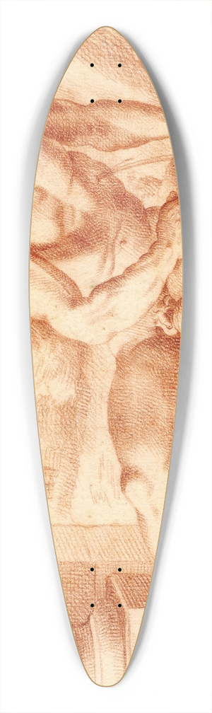 Cornelis Pronk - Beeld van de stervende Gallir 39.3 inch art pintail longboard deck