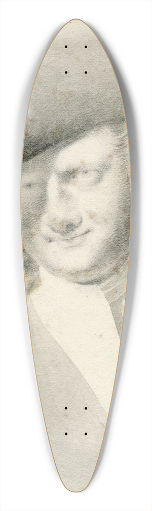 Cornelis Pronk - Self-portrait 39.3 inch art pintail longboard deck