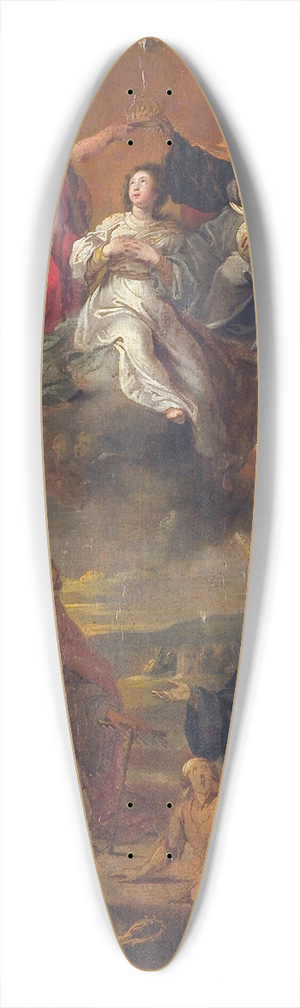 Cornelis Schut - The Coronation of the Virgin 39.3 inch art pintail longboard deck